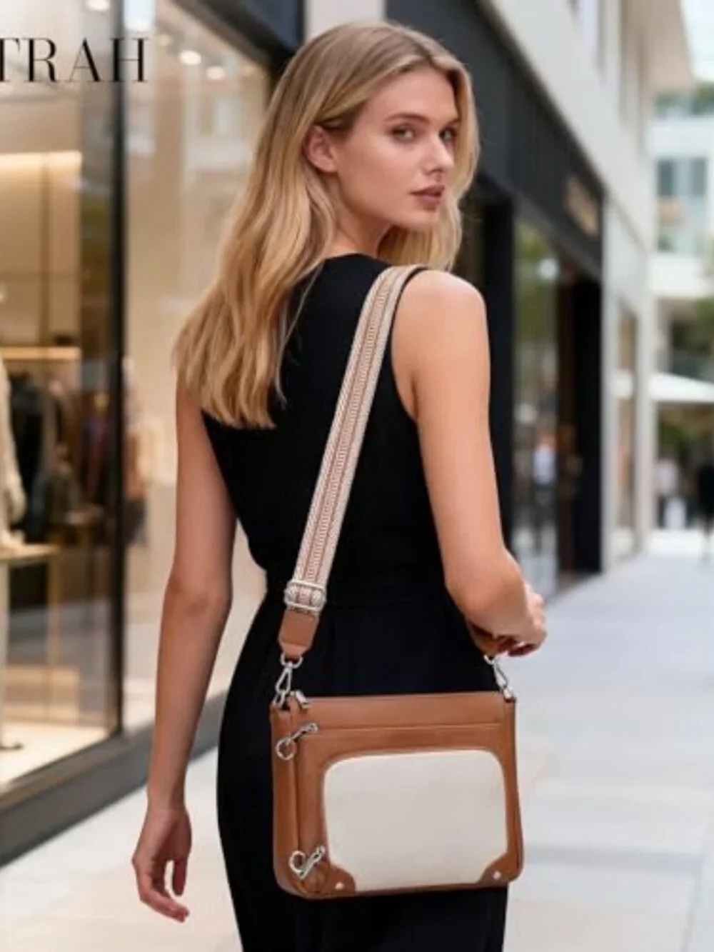 Anti-Theft Crossbody Purse with RFID Blocking & Built-in Wallet